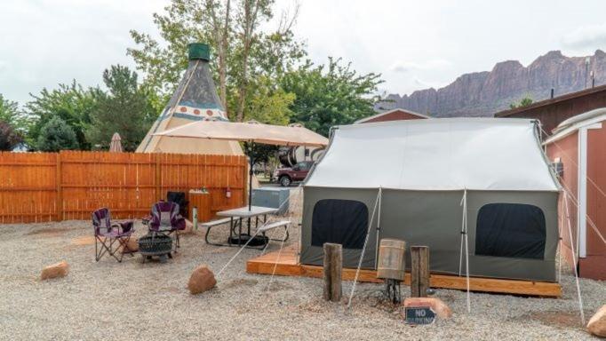 Funstays Glamping Setup Tent In Rv Park #4 Ok-T4 Moab Zewnętrze zdjęcie